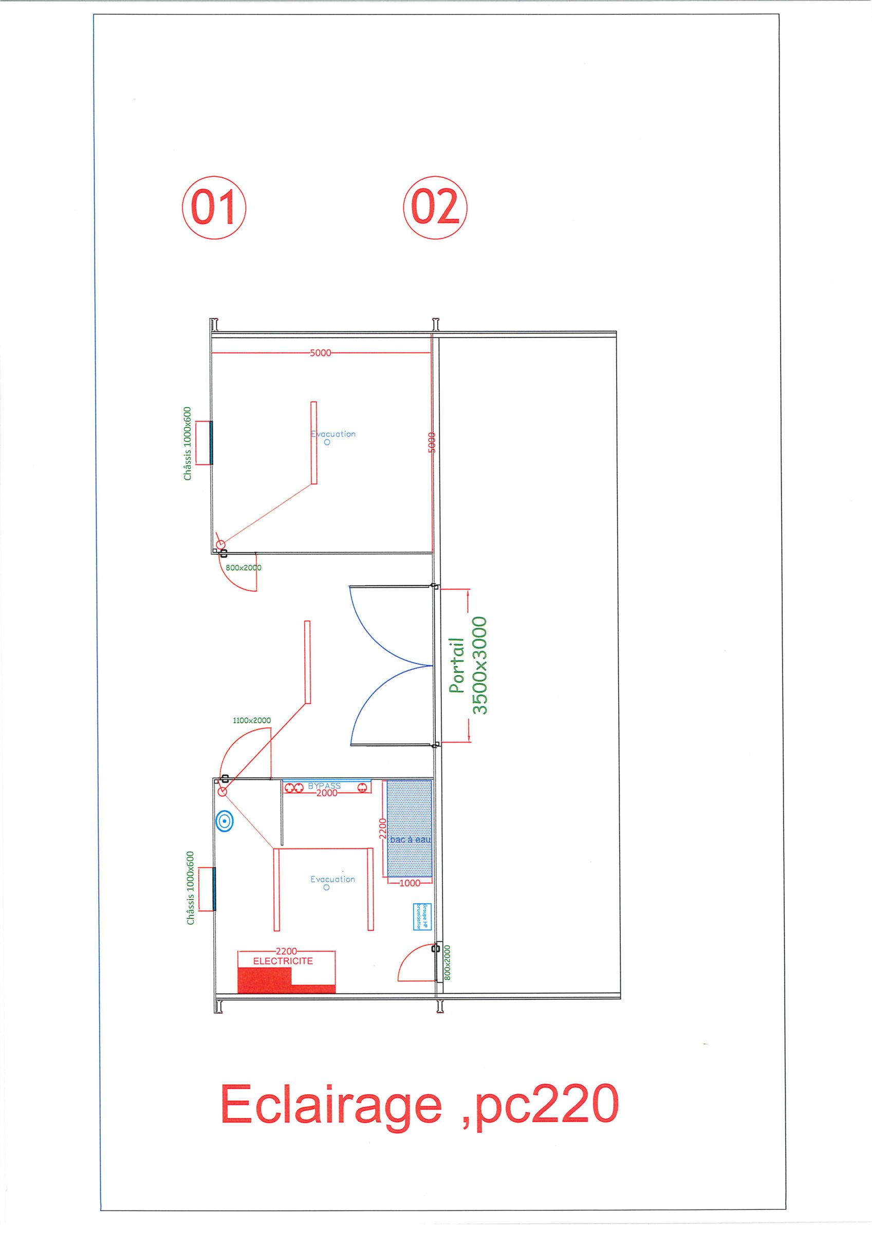 Plan Tuffigo modifié (30/10/2026) — Éclairage & PC 220 V