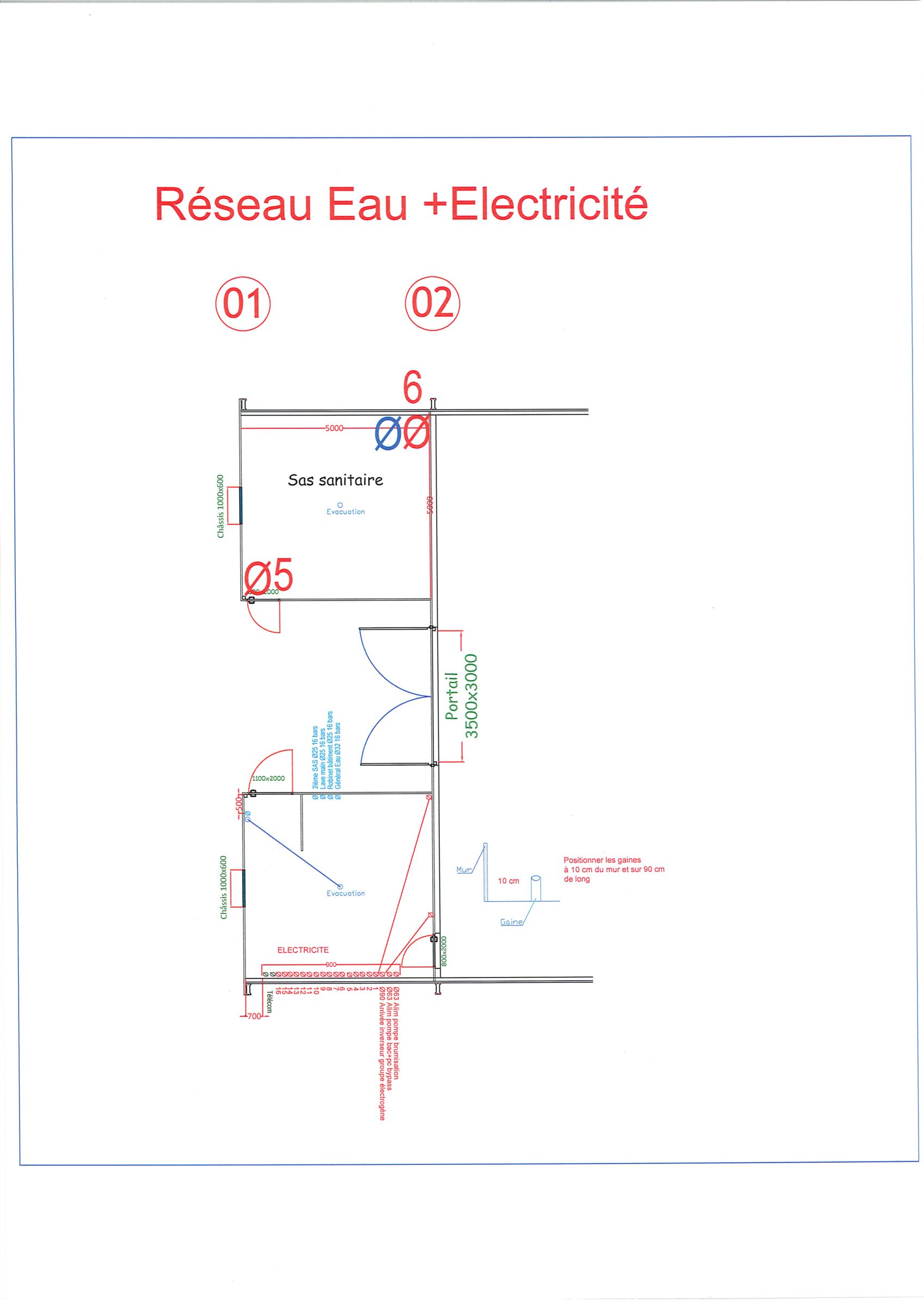 Plan Tuffigo modifié (30/10/2026) — Réseau eau + électricité
